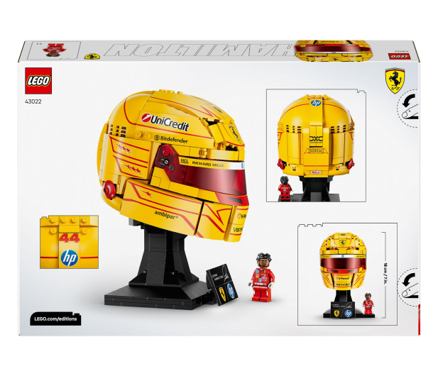 LEGO EDITIONS 43022 Kask Lewis Hamilton Scuderia Ferrari HP - 1517903 - zdjęcie 10